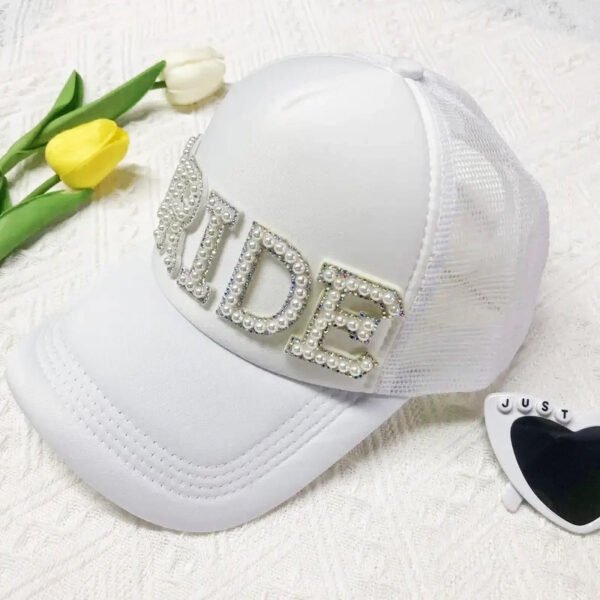 Gorra Malla Bride en Perlas