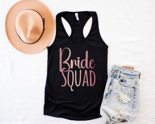 Camisa Tirantes «Bride Squad»