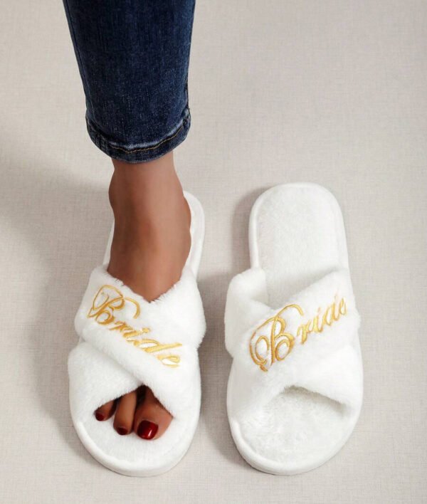 Pantuflas Blancas Ana
