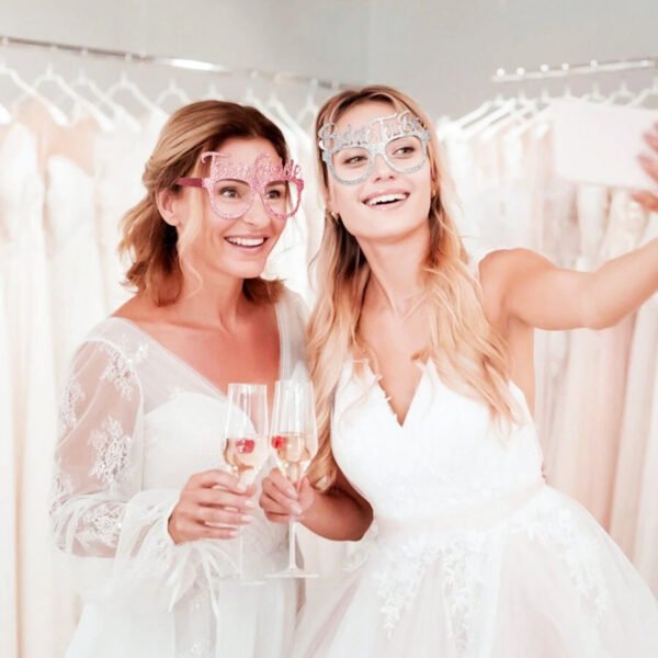 Anteojos Glitter TeamBride y Bride - Imagen 2