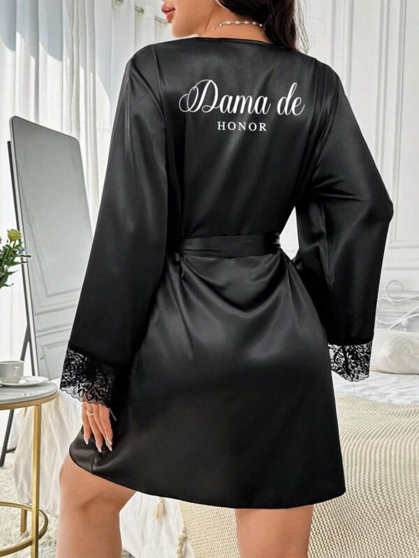 Bata Noemy Negro «Team Bride» + pantuflas - Imagen 4