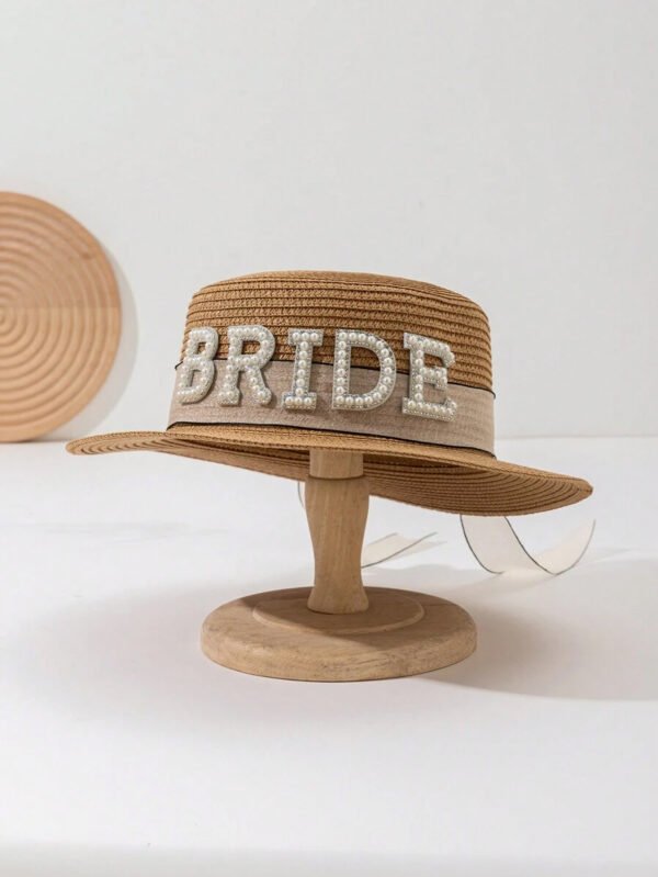 Sombrero de Playa Bride en Perlas