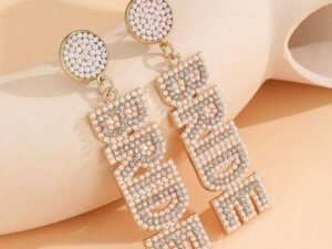 Aretes Bride Gota Cristal