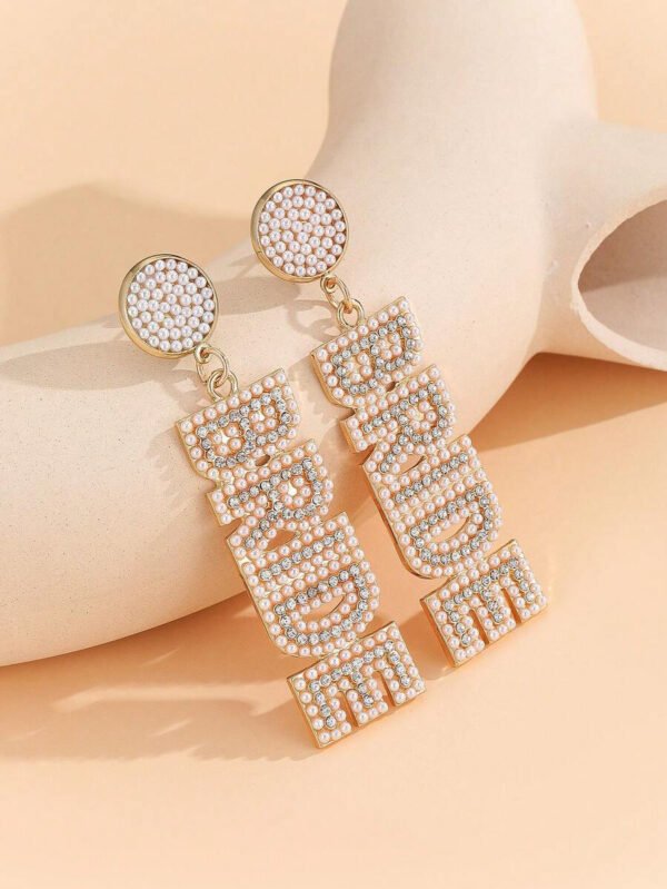 Aretes Bride Gota Cristal