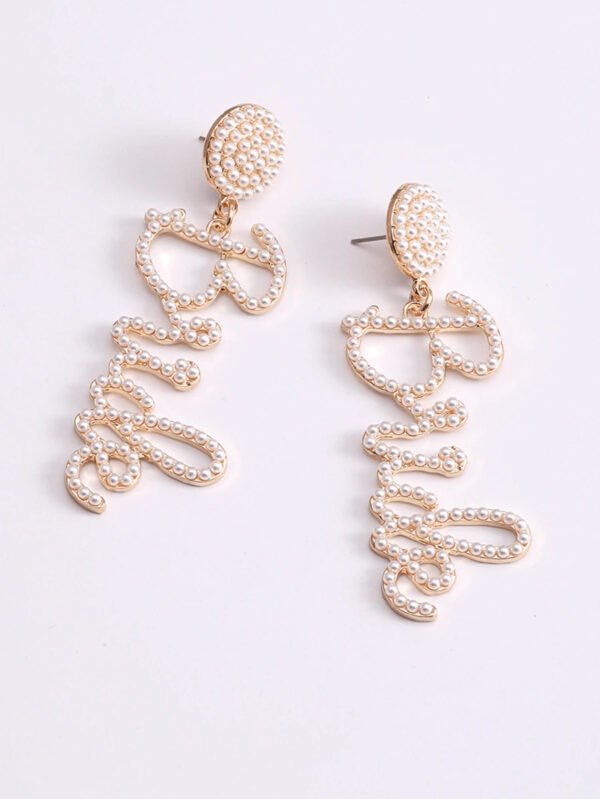 Aretes Bride perlas Blancas