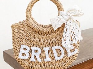 Bolso artesanal Bride con lazo
