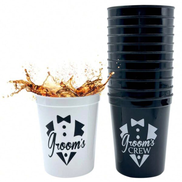 Vasos Groom's & Groom's Crew