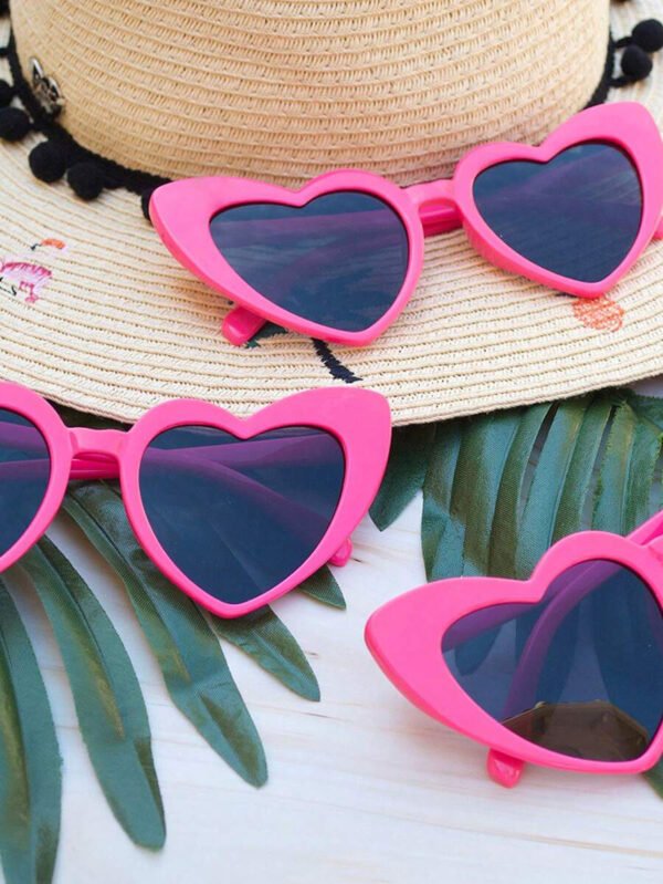 Lentes Fucsia de Corazón