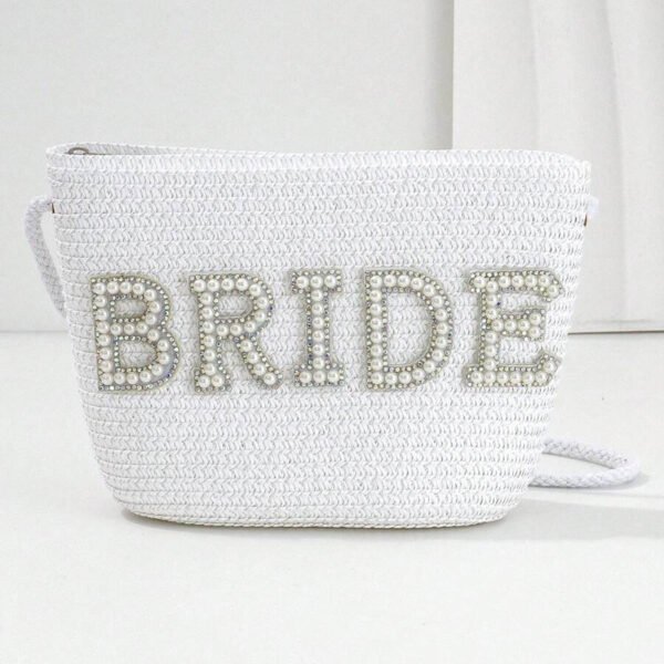 Bolso Bride Blanco Tejido