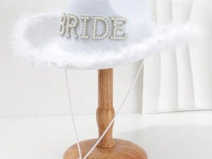 Sombrero Vaquero Bride + Plumas