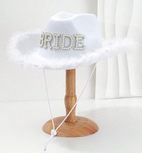 Sombrero Vaquero Bride + Plumas