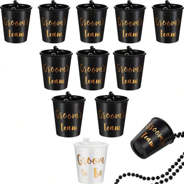 Vasos tipo COLLAR para Groom's & Groom's Team (12 personas)