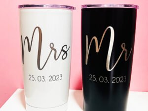 Vasos Tumbler Láser Mrs. y Mr.