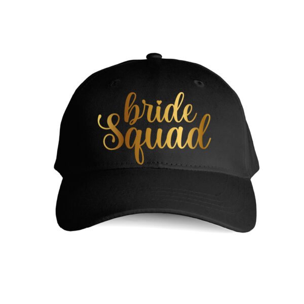 Gorra Nina Negra «Bride Squad»