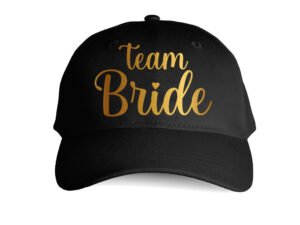 Gorra Nina Negra «Team Bride»
