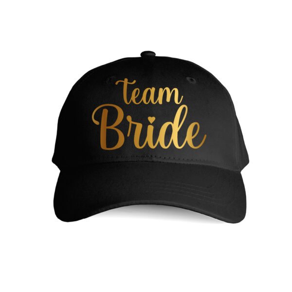 Gorra Nina Negra «Team Bride»