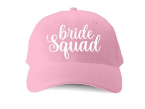 Gorra Nina Rosada «Bride Squad»