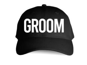 Gorra Negra «Groom»