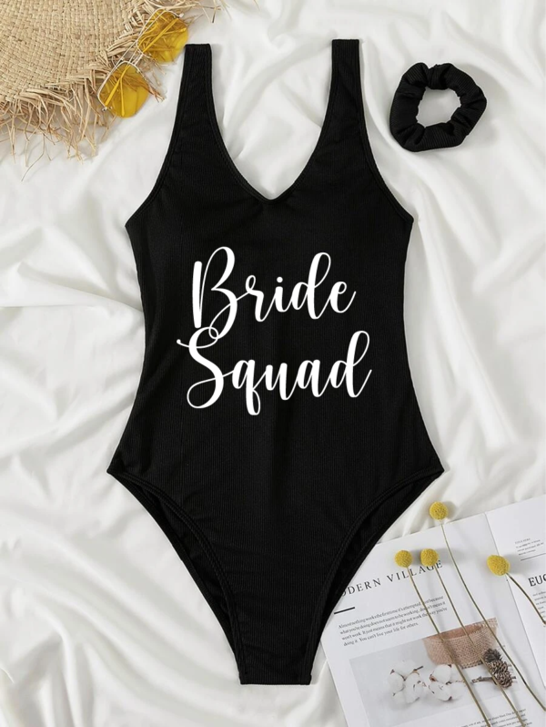 Traje de Baño Economico Negro "BrideSquad"