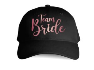 Gorra Alita Negra «Team Bride»