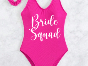 Traje de Baño Economico Fucsia "BrideSquad"
