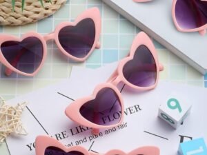 Lentes Rosados de Corazón