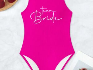 Traje de Baño Ariana Fucsia «Bride Squad»