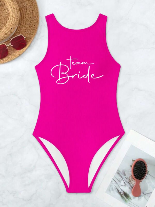 Traje de Baño Ariana Fucsia «Bride Squad»