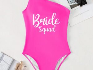 Traje de Baño Emma Fucsia «Bride Squad»