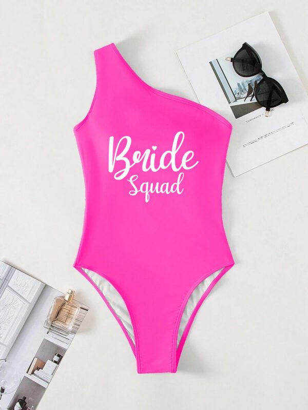 Traje de Baño Emma Fucsia «Bride Squad»