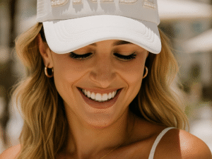 Gorra Malla Bride en Perlas