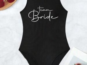 Traje de Baño Ariana Negro «Bride Squad»