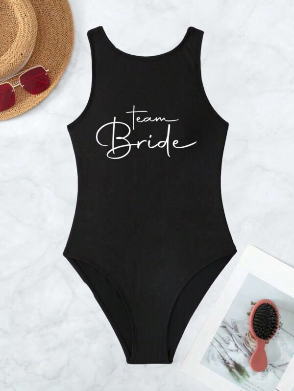 Traje de Baño Ariana Negro «Bride Squad»