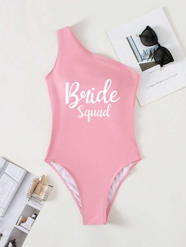 Traje de Baño Emma Rosado «Bride Squad»