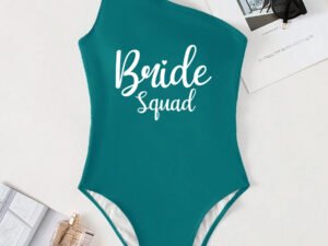 Traje de Baño Emma Turquesa «Bride Squad»