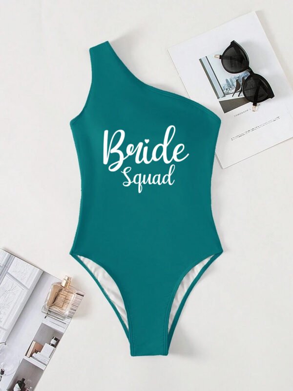 Traje de Baño Emma Turquesa «Bride Squad»