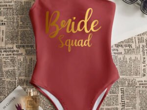 Traje de Baño Emma Vino «Bride Squad»