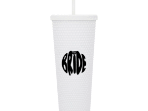 Vaso Texturizado Blanco «Bride» 24oz