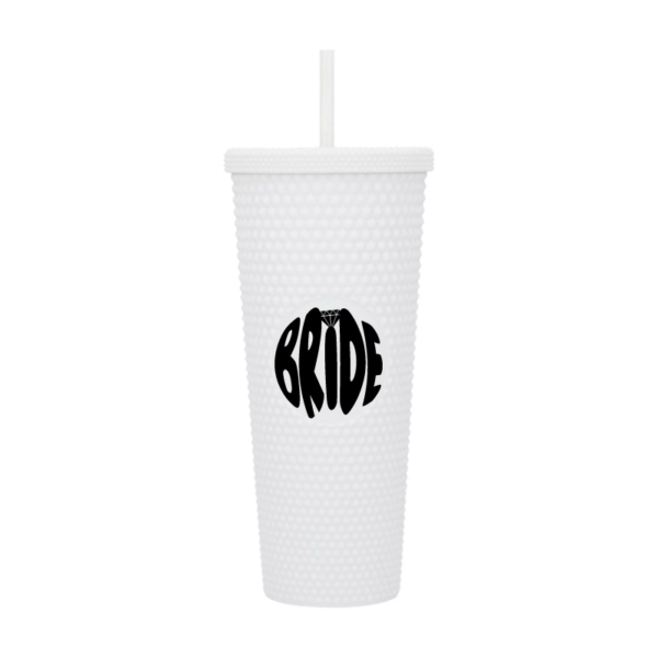 Vaso Texturizado Blanco «Bride» 24oz