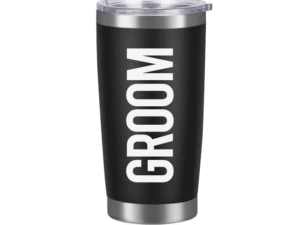 Vaso Tumbler Negro «Groom» 20oz