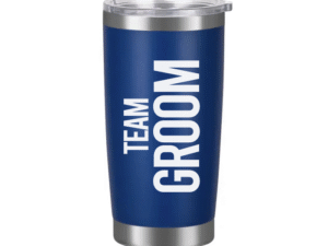 Vaso Tumbler Azul «Team Groom» 20oz