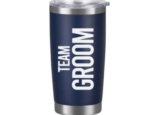 Vaso Tumbler Azul Navy «Team Groom» 20oz