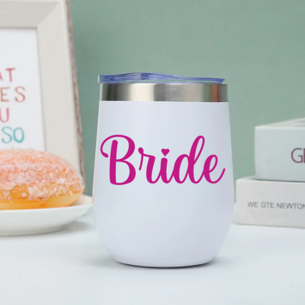 Vaso Térmico Coctelero Blanco «Bride»