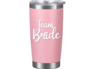 Vaso Tumbler Rosado «Team Bride» 20oz
