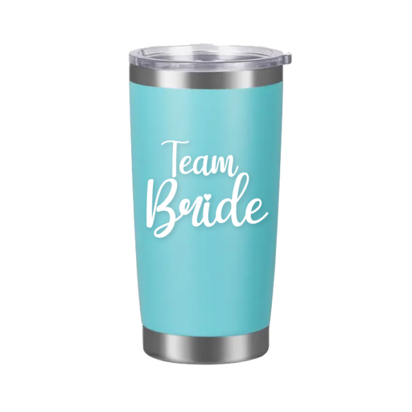 Vaso Tumbler Turquesa «Team Bride» 20oz