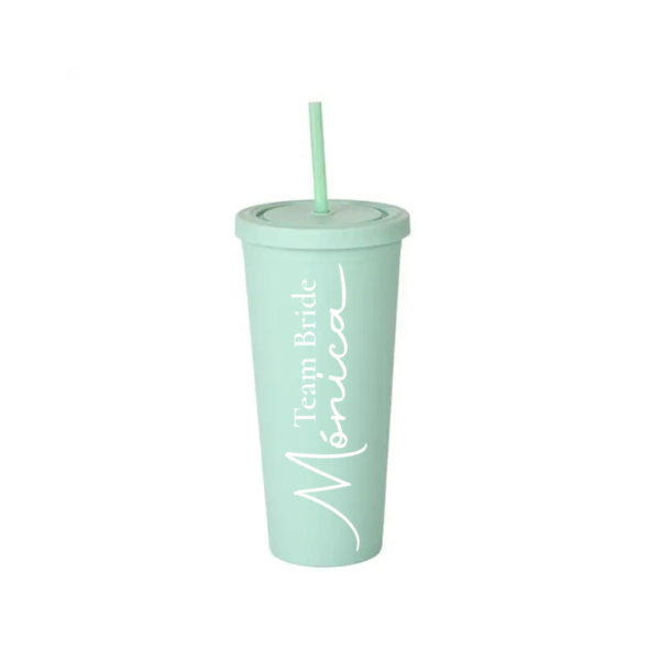 Vaso Skinny Menta «Team Bride» 24oz