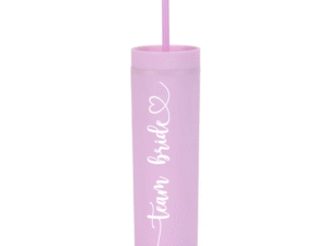 Botella Skinny Lila «Team Bride» 16oz