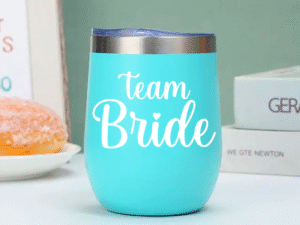 Vaso Térmico Coctelero Turquesa «Team Bride»