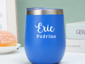 Vaso Térmico Coctelero Azul «Padrino» 12oz