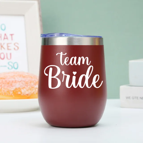 Vaso Térmico Coctelero Vino «Team Bride»